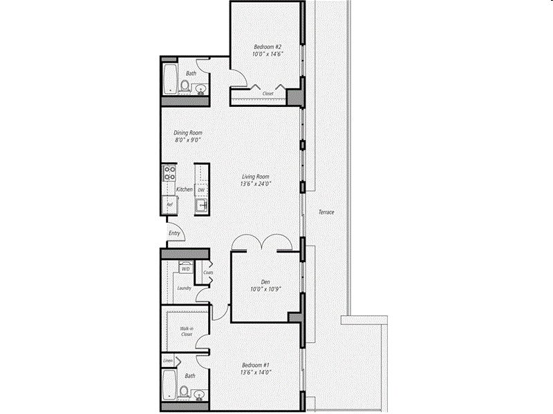 2BR/2BA - B1DP