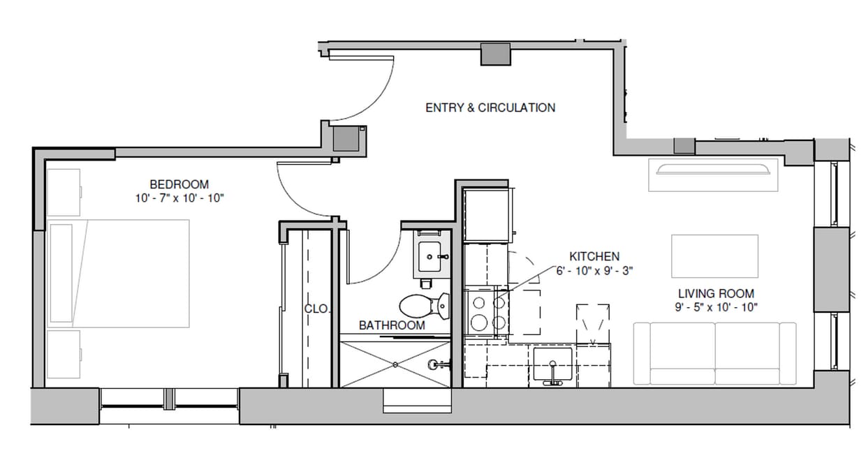 Floor Plan - 1B