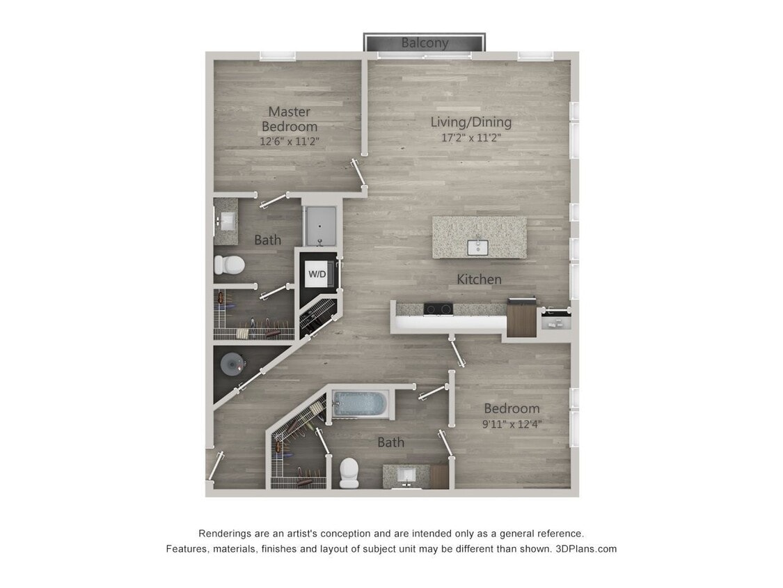 Novel NoDa - B4 - 2 Beds - 2 Baths - 1114 Sq. ft. - B4