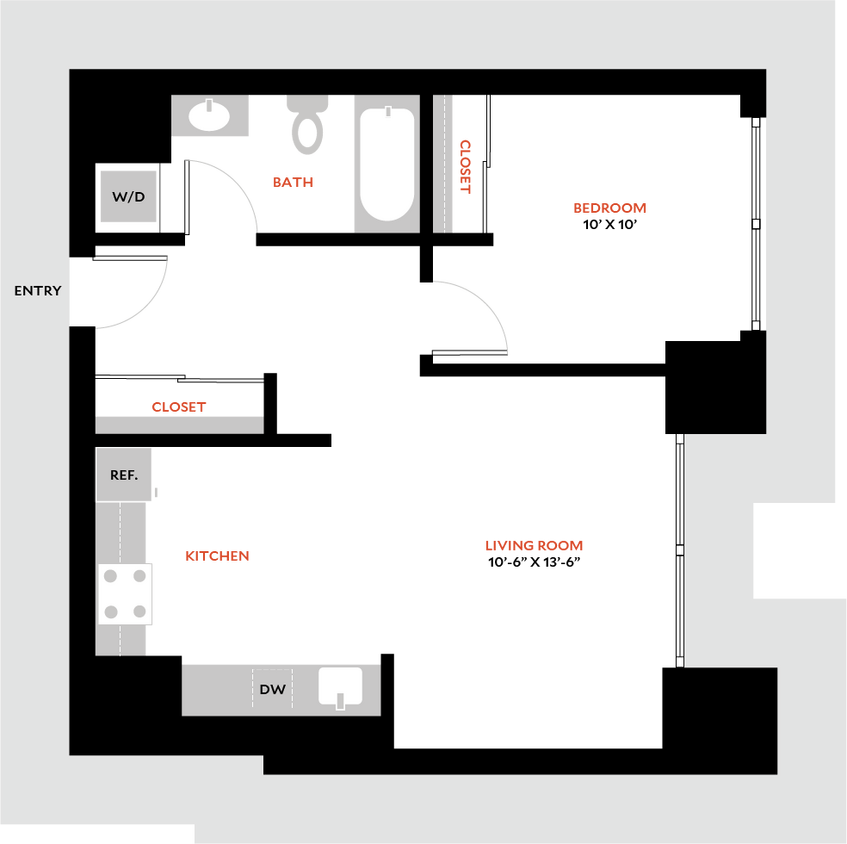Floor Plan - Plan 1J