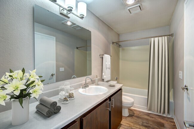 2BR, 2BA -- 1026SF - Master Bath - Wellington Apartments
