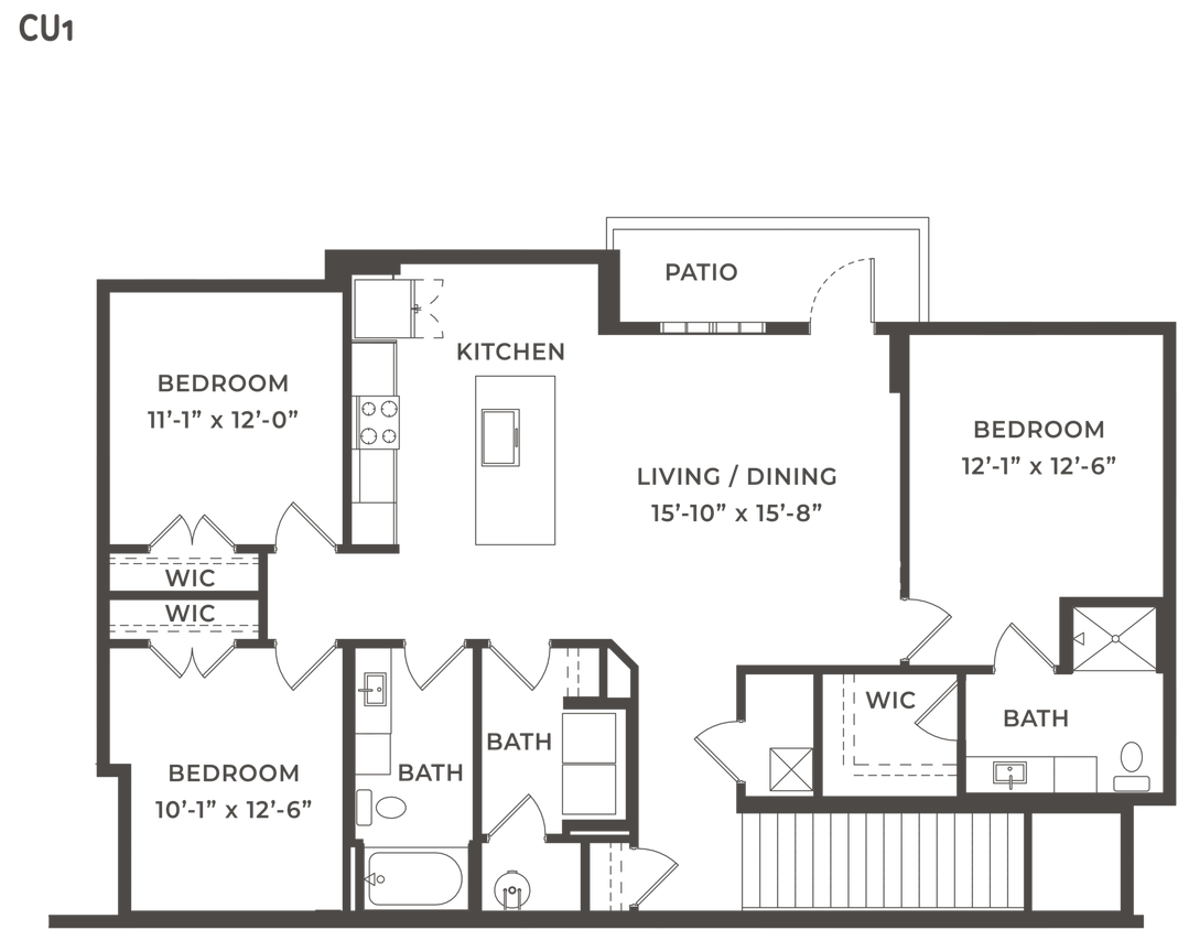Floor Plan - Copper Harbor