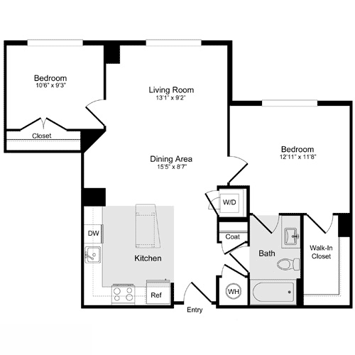 Floor Plan - B-5 (2x1)