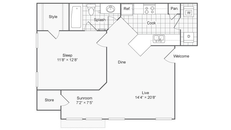 One Bedroom 610 - Opal