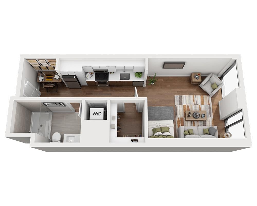 Floor Plan - Studio E1B