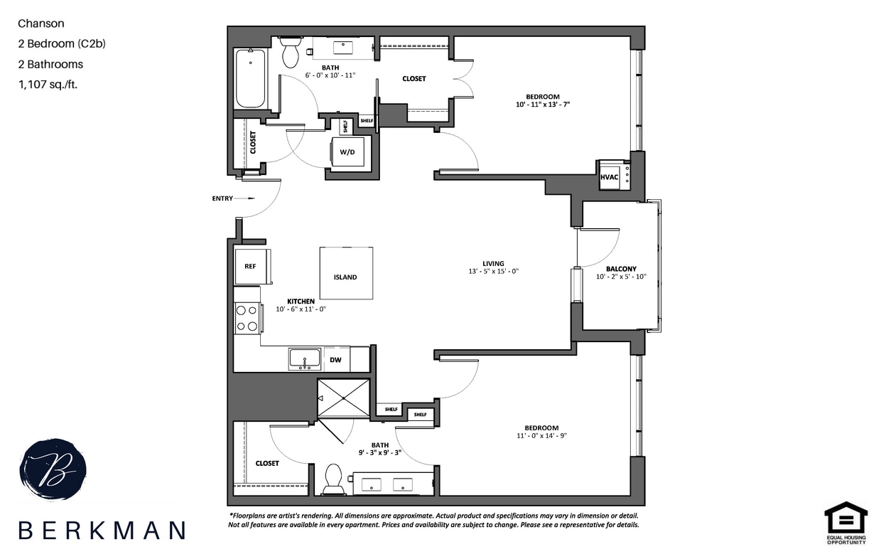 Floor Plan - Chanson + Patio