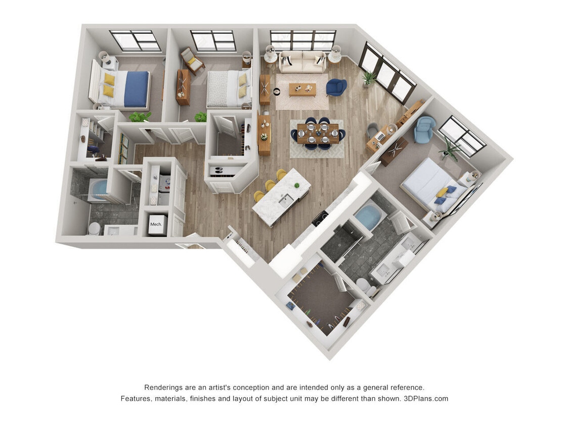2.C4 floor plan Preserve at Westfields - 2.C4
