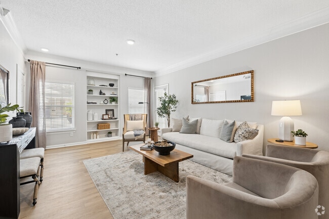 Burgundy II - 2BR, 2BA - 1,105SF - Living Room - Jefferson Pointe