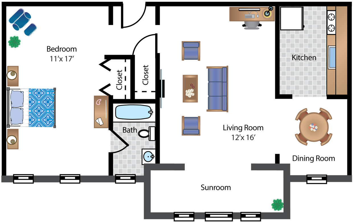 Floor Plan - Studio 03 Tier