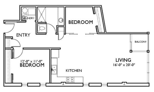 Floor Plan - Unit D