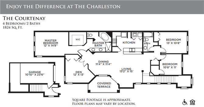 Floor Plan - The Courtenay