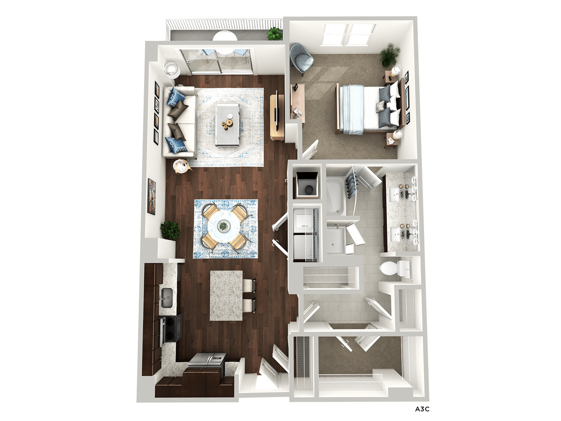 Floor Plan - A3.c ( Skyline )