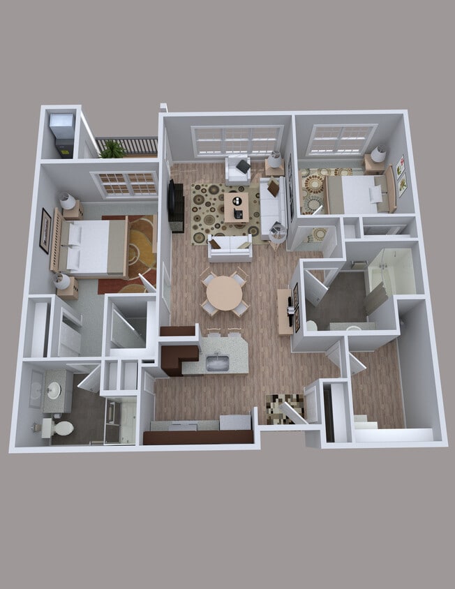 2 Bedroom waterfront D - D - Waterfront