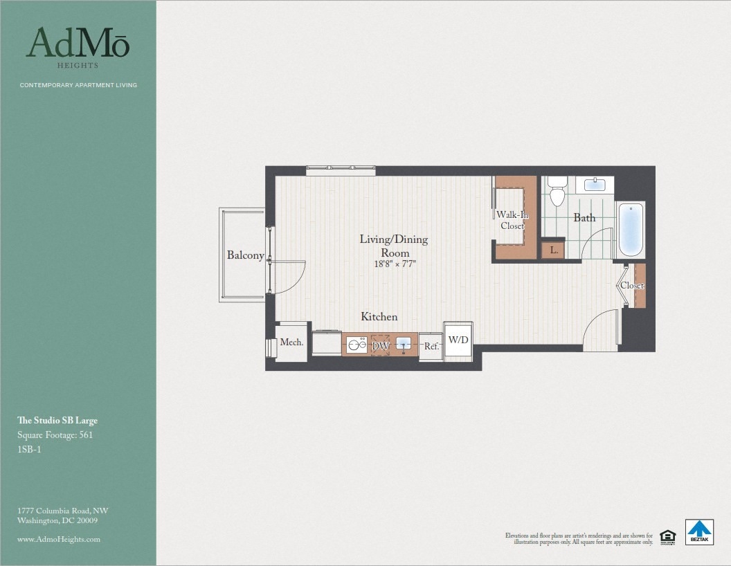 Floor Plan - The Studio SB Large