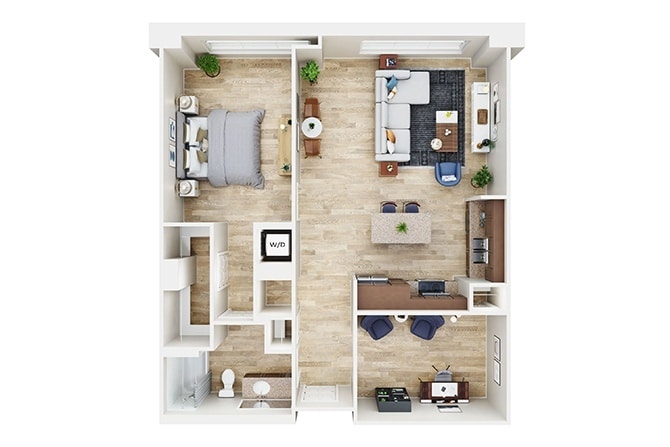 Floor Plan - A15 with Den