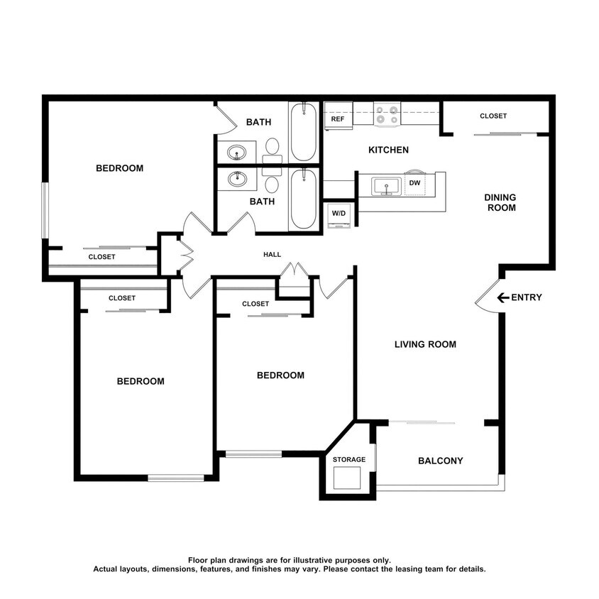 Floor Plan - 3x2