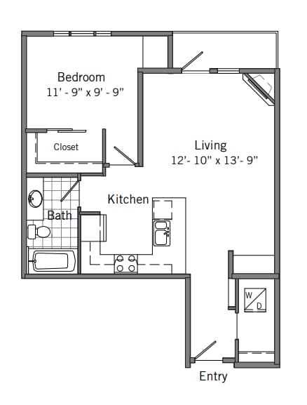 Floor Plan - Plan 1M