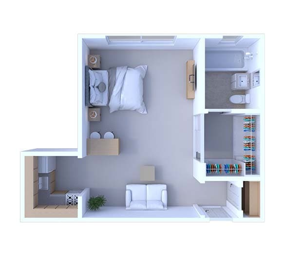 Floor Plan - Studio Floor Plan S4