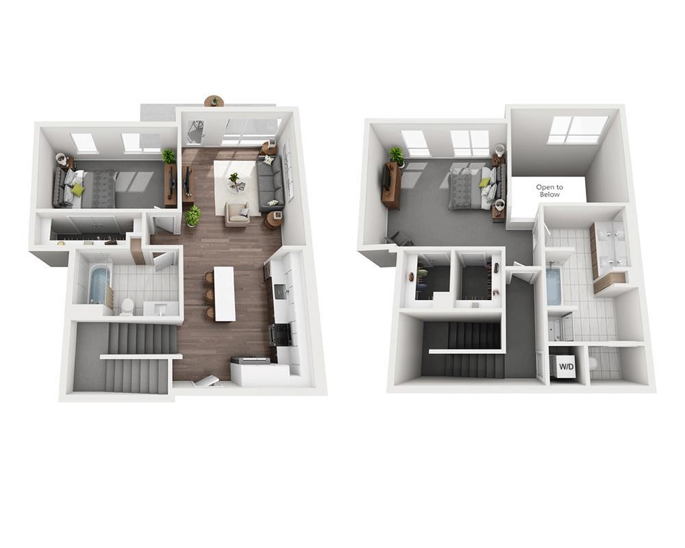 Floor Plan - Two Bedroom B2M