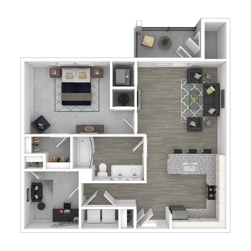 Floor Plan - The Oliver