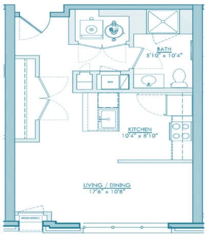 1-S3 floor plan Estuary - 1-S3