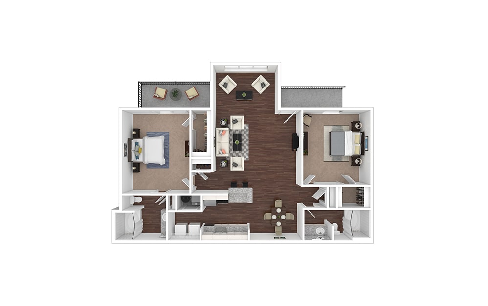 Floor Plan - Cedar - Renovated