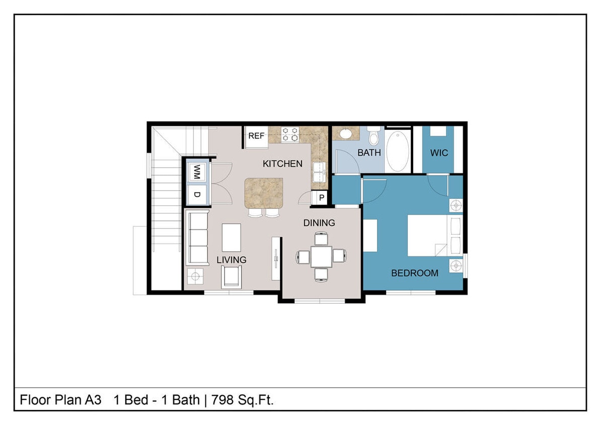 Floor Plan - A3 Cottage with Garage