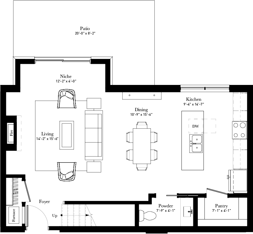 Floor Plan - Signature Campion Town Home (TH1s)