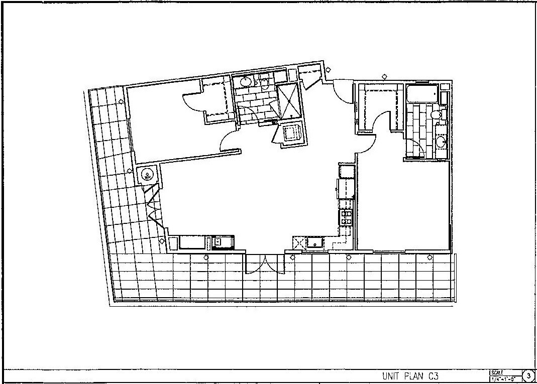Floor Plan - Unit C3 2BR