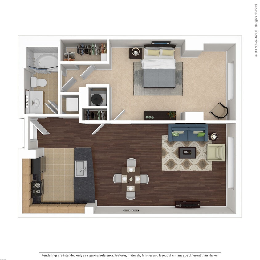 Floor Plan - Unit B1D