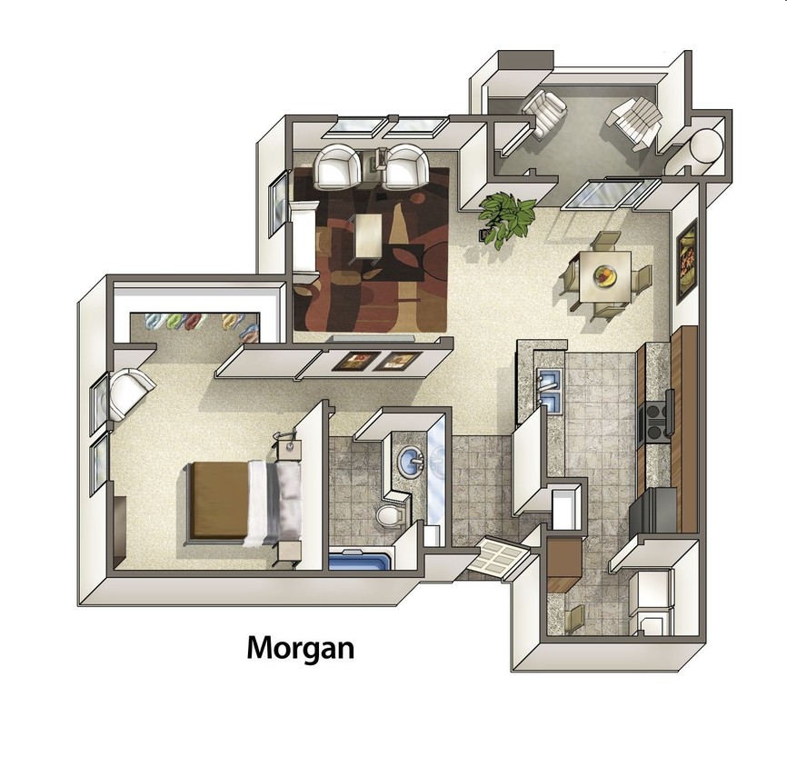 1BR/1BA - Morgan