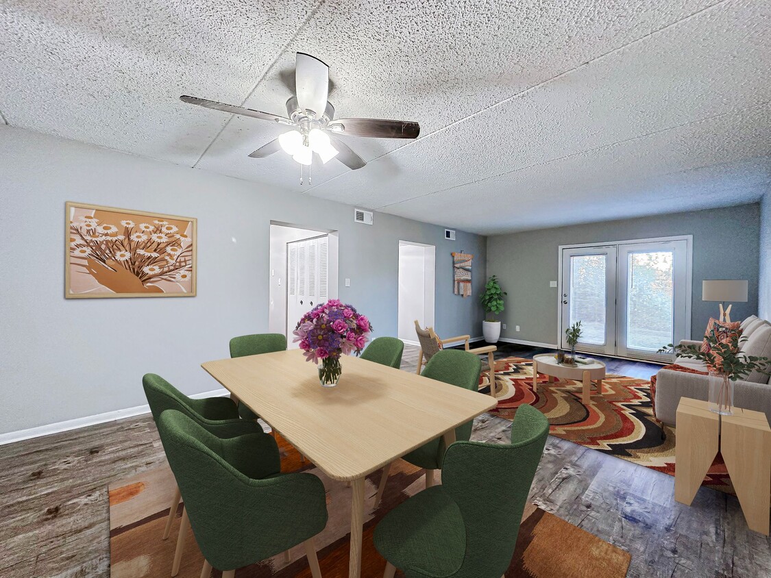Floor Plan - 1 Bdrm Garden