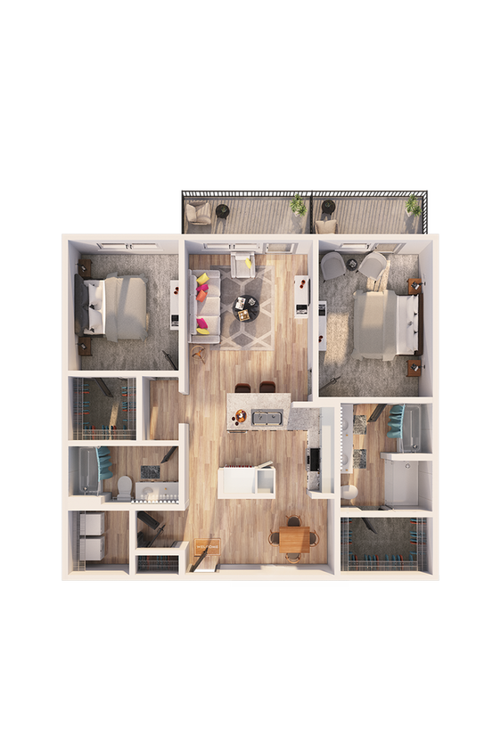 The Roosevelt Arlington Commons- B2C Floorplan - B2C