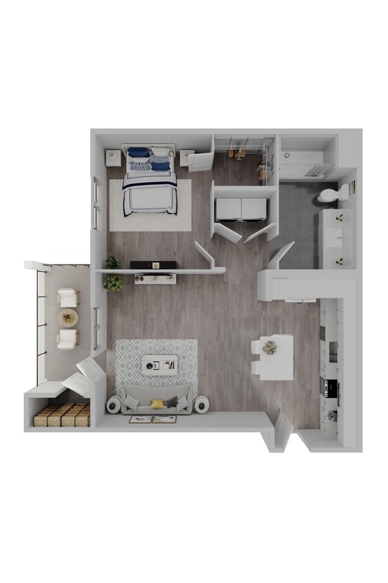 Floor Plan - Hazelnut