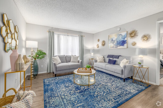 1BR, 1BA - 600SF - Living Room - Arcona Grove