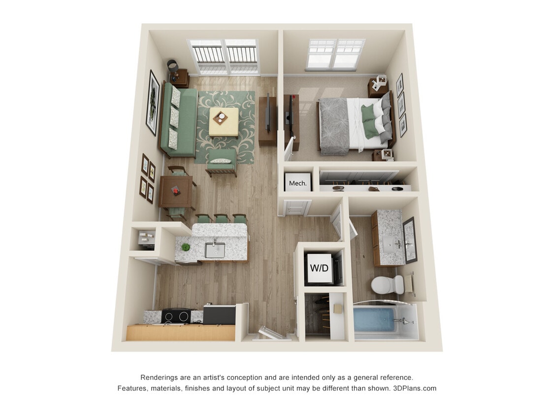 The Colley Floor Plan - The Colley