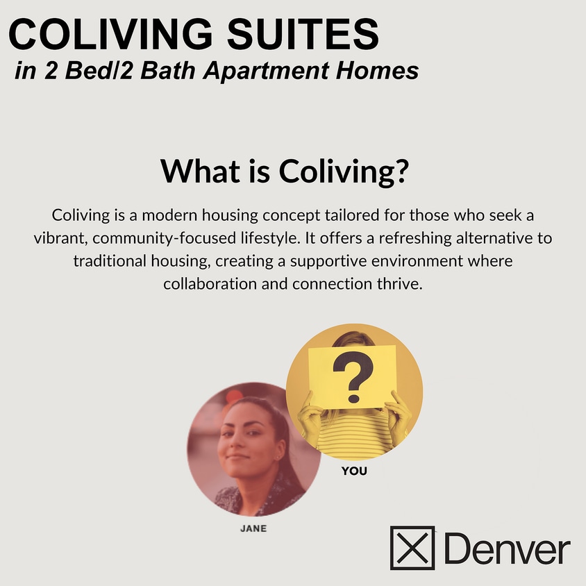 What is Coliving - COLIVING Suites in 2 BR/2BA - 1A