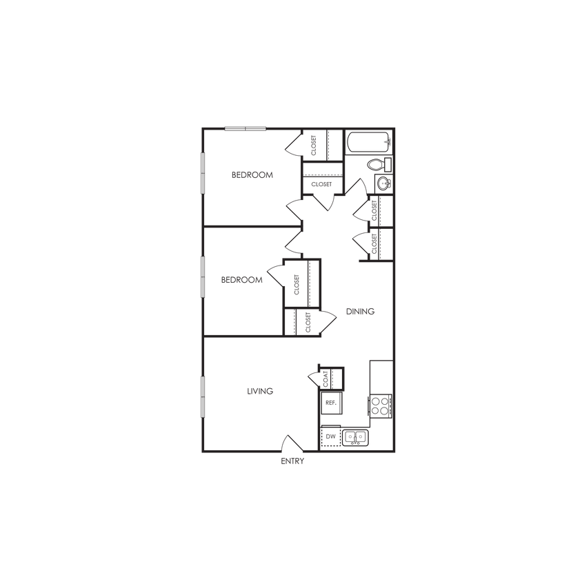 North Park_FloorPlans_B1 700 SF.png - A2