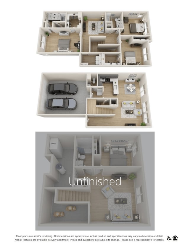 Floor Plan - Bella (Unfinished Basement)