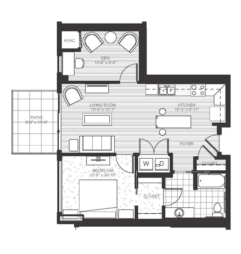 Ellipse on Excelsior and E2 - E2 - Osmium - 1 Beds - 1 Baths - 773 Sq. ft. - E2 - Osmium