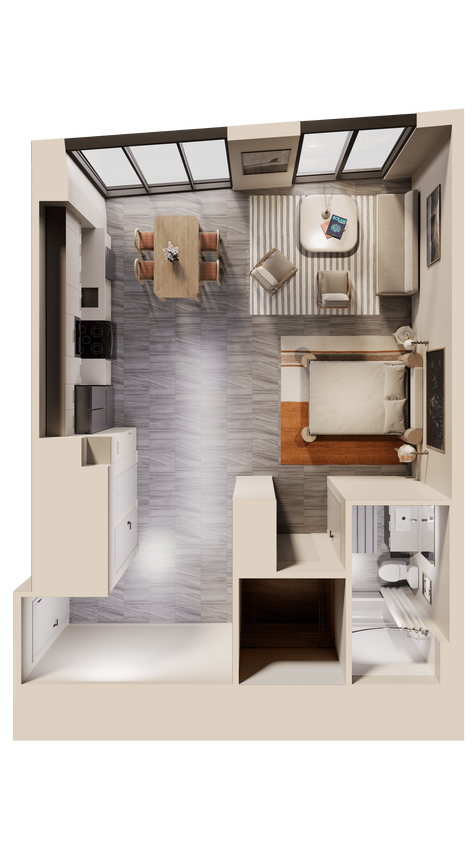 Floor Plan - East Studio Worldcenter View C