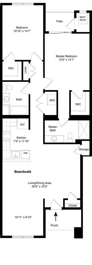 Floor Plan - Boardwalk