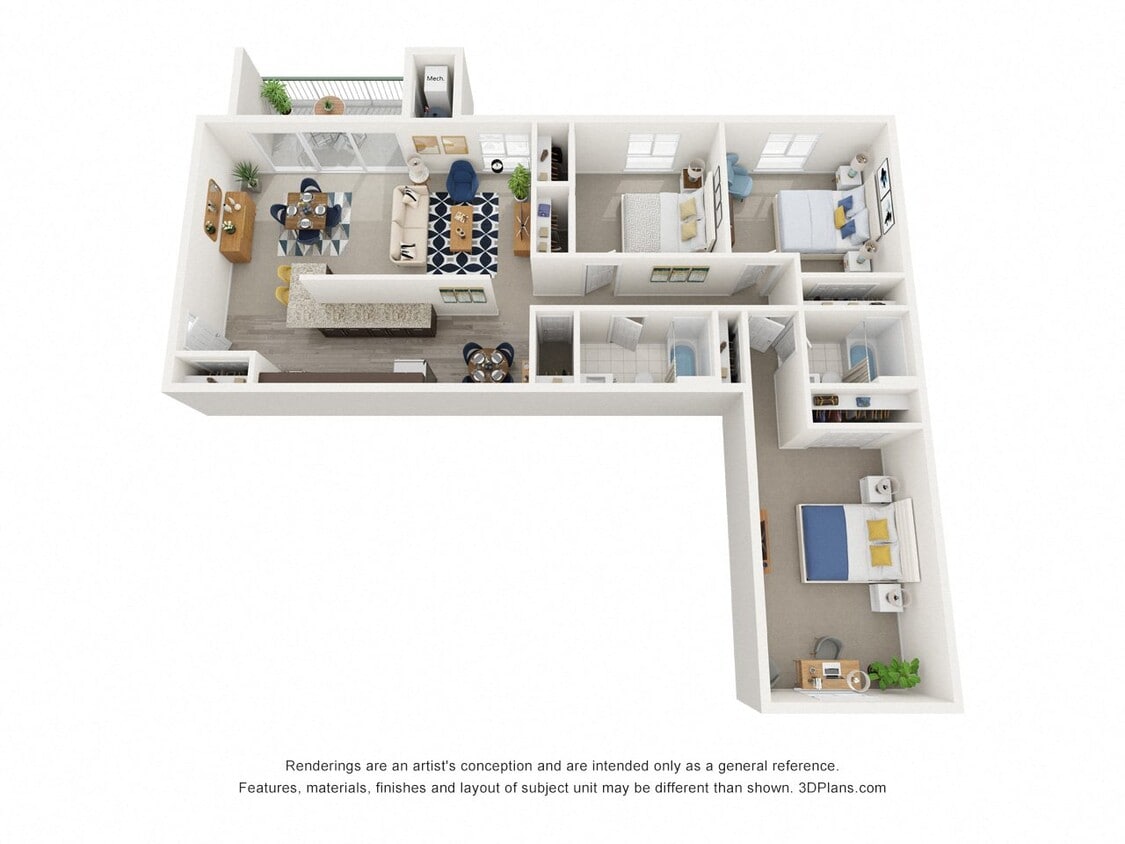Floor Plan - Potomac Renovated