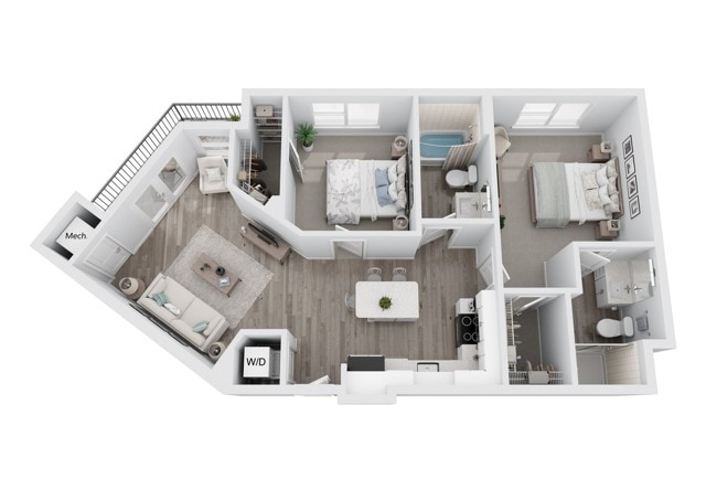 B3 Floor Plan Image - B3