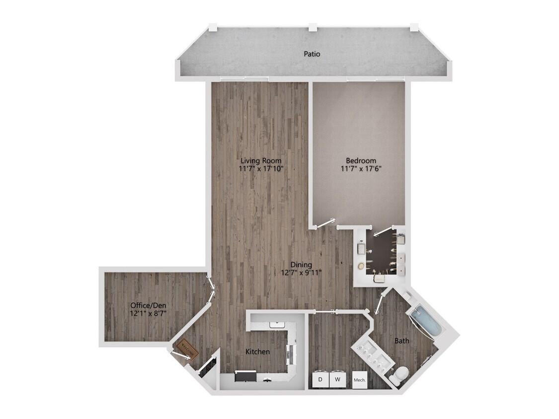 Floor Plan - Herrington (1/1)