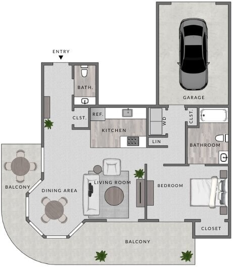 Floor Plan - A3 - 1x1.5