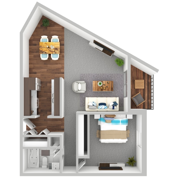 696_1BR_220367.png - One Bedroom 696
