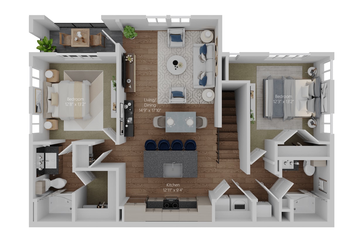 Floor Plan - The Retreat  Upper (Select B2U)