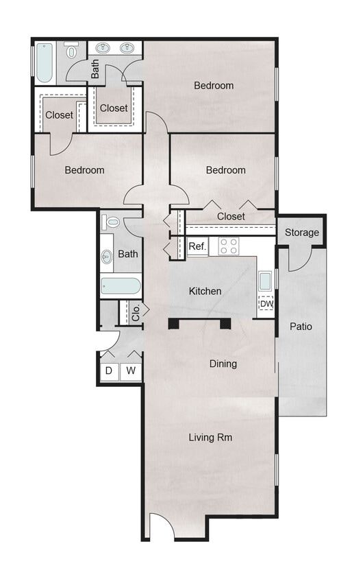 Floor Plan - Westchester (Plan P)