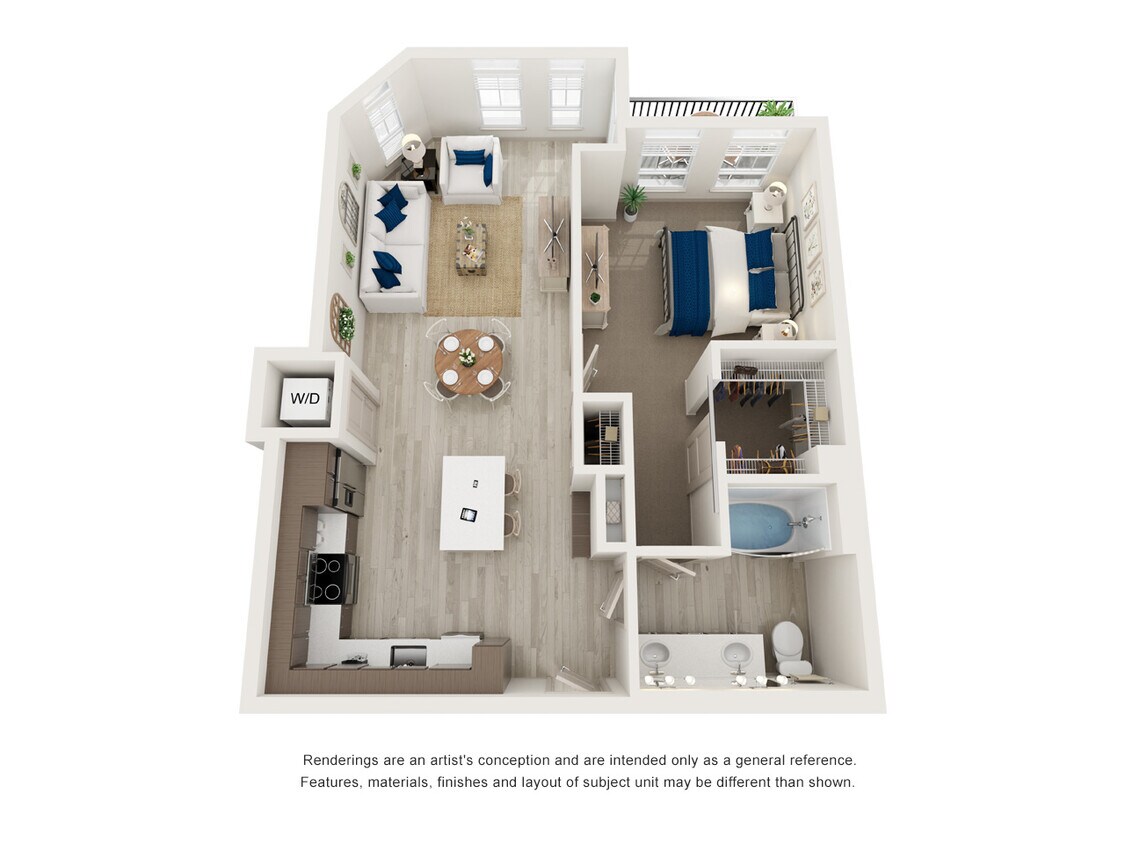Floor Plan - 1x1 A6